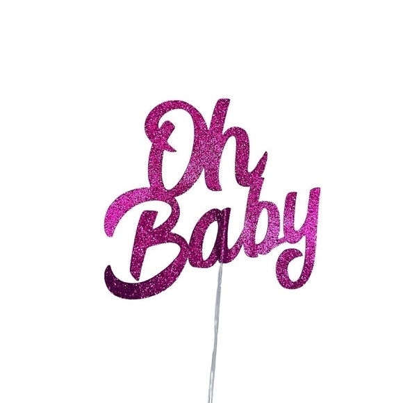 Oh Baby Cake Topper - Picture 2 of 2